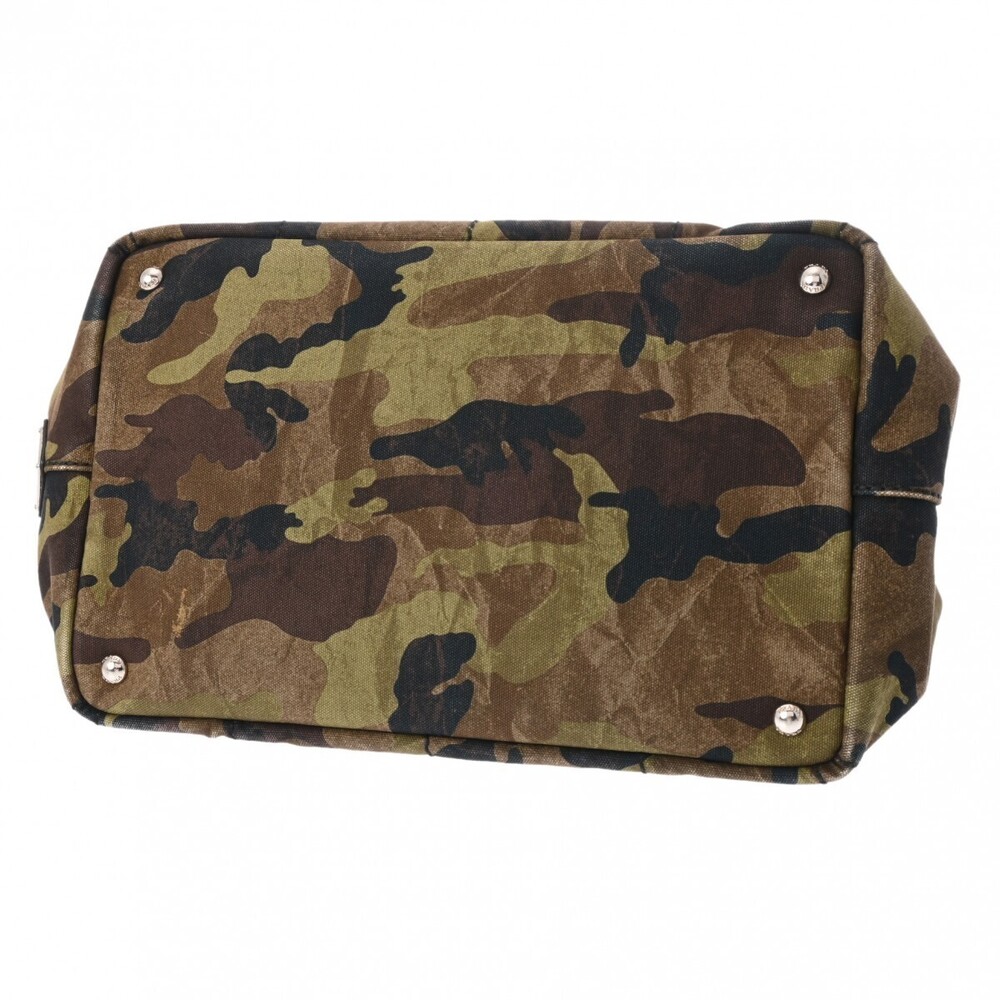 Prada Camouflage Tote Canapa Canvas Bag - Picture 5 of 11